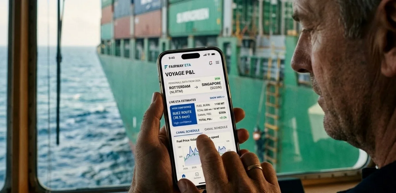 Ship voyage planning with multi-route ETA comparison