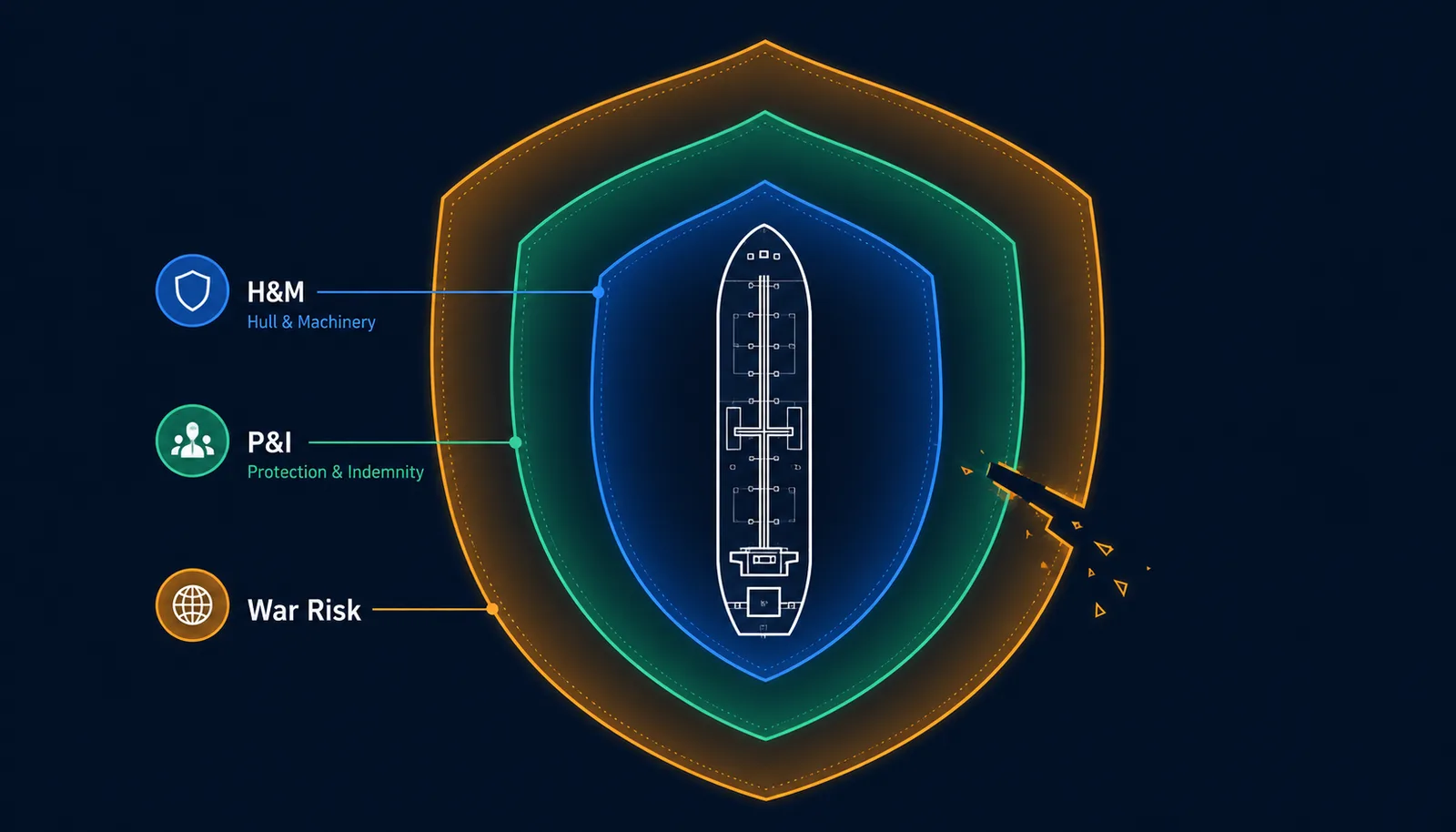A tanker at anchor — the three policies that determine whether it can trade